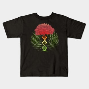 Tree Of World Living Tree DNA Biology Nature Kids T-Shirt